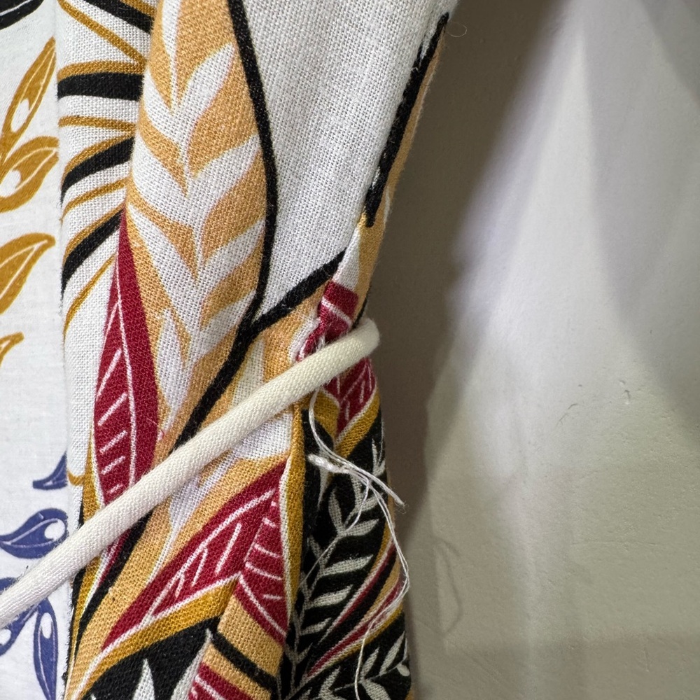 FARM Rio Camafeu Boho Glam Maxi Dress with Red, Blue & Gold Floral Print - Picture 5 of 7